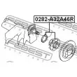 FEBEST 0282-A32A46R - Moyeu de roue arrière