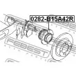 FEBEST 0282-B15A42R - Moyeu de roue arrière