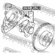 FEBEST 0282-R52R - Moyeu de roue arrière