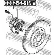 FEBEST 0282-S51MF - Moyeu de roue avant