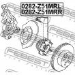 FEBEST 0282-Z51MRR - Moyeu de roue avant droit