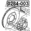 FEBEST 0284-003 - Boulon de roue