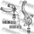 FEBEST 0320-313 - Rotule de suspension