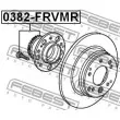 FEBEST 0382-FRVMR - Moyeu de roue arrière