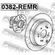 FEBEST 0382-REMR - Moyeu de roue arrière