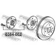 FEBEST 0384-002 - Boulon de roue