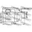 FEBEST 0411-CU20RH - Jeu de joints, arbre de transmission avant droit