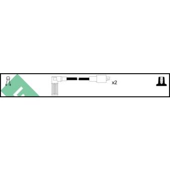 Kit de câbles d'allumage LUCAS [LUC4072]