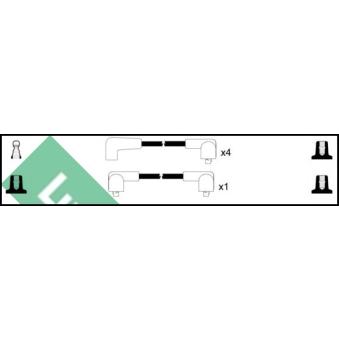 Kit de câbles d'allumage LUCAS [LUC4149]