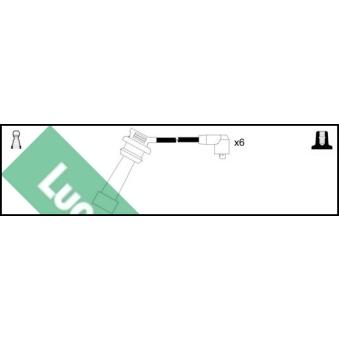 Kit de câbles d'allumage LUCAS [LUC4326]