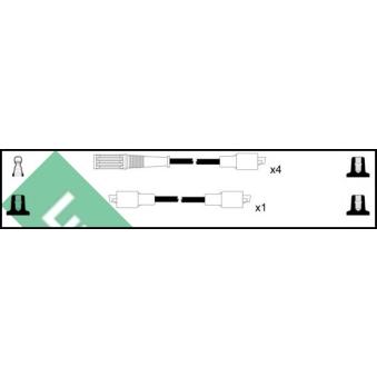 Kit de câbles d'allumage LUCAS [LUC4422]