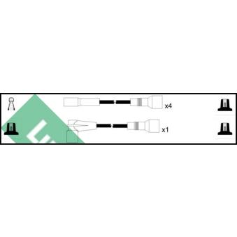 Kit de câbles d'allumage LUCAS [LUC7159]