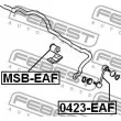FEBEST 0423-EAF - Entretoise/tige, stabilisateur