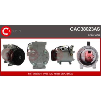 Compresseur, climatisation CASCO [CAC38023AS]