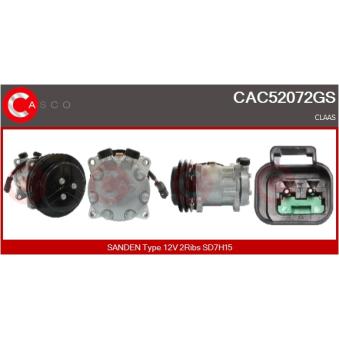 Compresseur, climatisation CASCO [CAC52072GS]