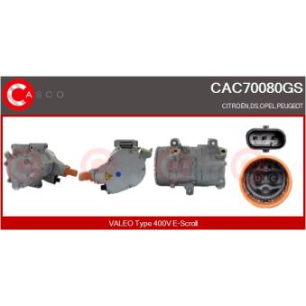 Compresseur, climatisation CASCO [CAC70080GS]
