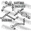 FEBEST 0429-004 - Vis de correction du carrossage
