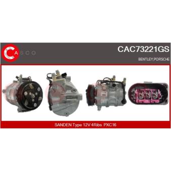 Compresseur, climatisation CASCO [CAC73221GS]