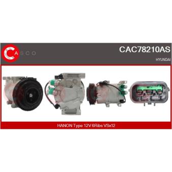 Compresseur, climatisation CASCO [CAC78210AS]