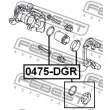 FEBEST 0475-DGR - Kit de réparation, étrier de frein