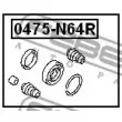 FEBEST 0475-N64R - Kit de réparation, étrier de frein