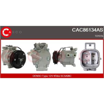 Compresseur, climatisation CASCO [CAC86134AS]