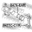 FEBEST 0477C-CYR - Jeu de supports d'étriers de freins