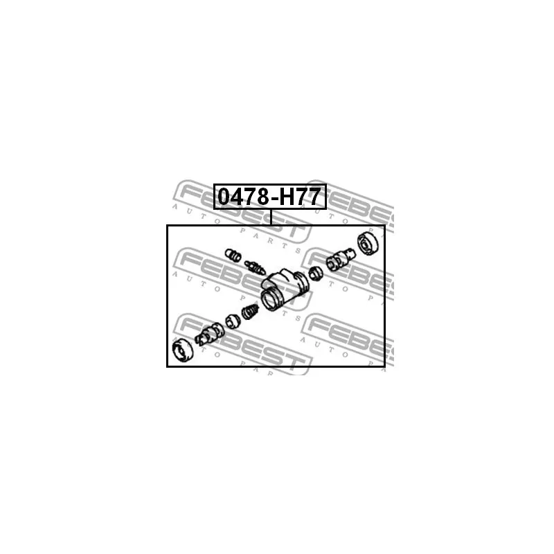 Cylindre de roue FEBEST 0478-H77 - Visuel 2
