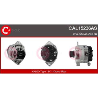 Alternateur CASCO [CAL15236AS]