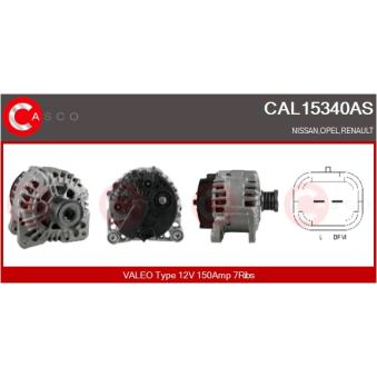Alternateur CASCO OEM 7711368437 Alternateur CASCO OEM 7711368437