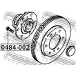FEBEST 0484-002 - Boulon de roue