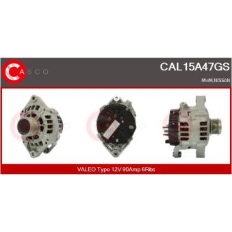 Alternateur CASCO [CAL15A47GS]