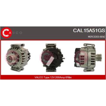 Alternateur CASCO [CAL15A51GS]