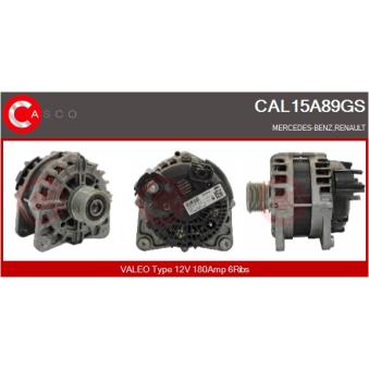Alternateur CASCO [CAL15A89GS]