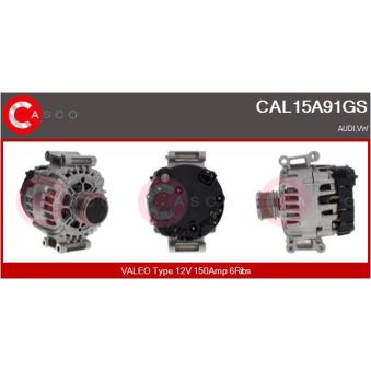 Alternateur CASCO [CAL15A91GS]