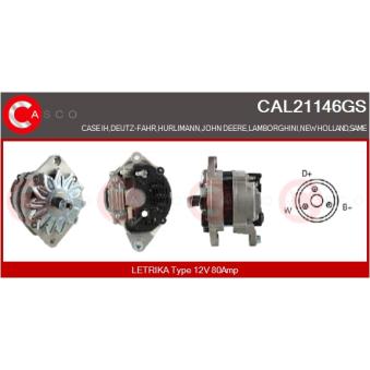 Alternateur CASCO [CAL21146GS]