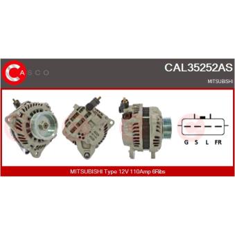 Alternateur CASCO [CAL35252AS]