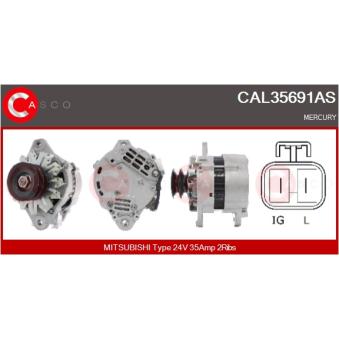 Alternateur CASCO [CAL35691AS]