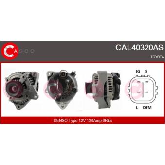 Alternateur CASCO [CAL40320AS]