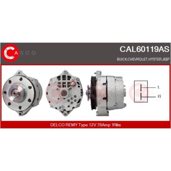 Alternateur CASCO [CAL60119AS]