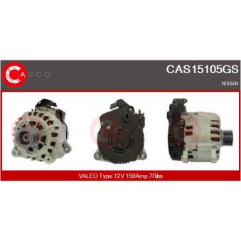 Générateur démarreur CASCO [CAS15105GS]
