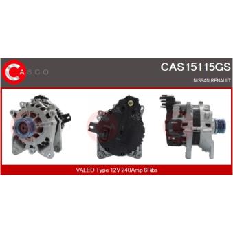 Générateur démarreur CASCO [CAS15115GS]