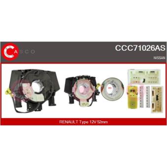Ressort tournant, Airbag CASCO [CCC71026AS]