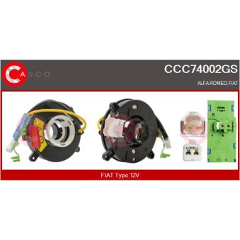 Ressort tournant, Airbag CASCO [CCC74002GS]