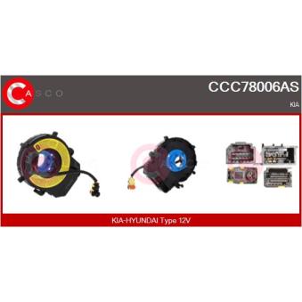 Ressort tournant, Airbag CASCO [CCC78006AS]