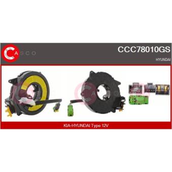 Ressort tournant, Airbag CASCO [CCC78010GS]
