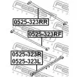 FEBEST 0525-323RF - Triangle ou bras de suspension (train arrière)