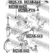 FEBEST 0525-X9 - Triangle ou bras de suspension (train avant)