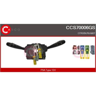 Commutateur de colonne de direction CASCO CCS70006GS pour LAND ROVER FREELANDER 1.6 16V - 110cv