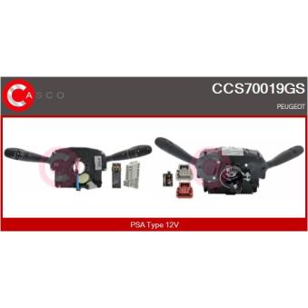 Commutateur de colonne de direction CASCO CCS70019GS pour OPEL VECTRA 1.6 16V RC - 174cv